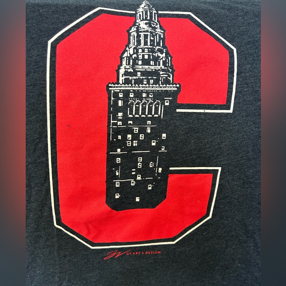 Cleveland That I Love GV Art & Design T Shirt L